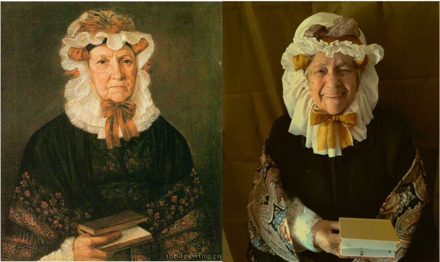 Портрет пожилой женщины неизвестный художник